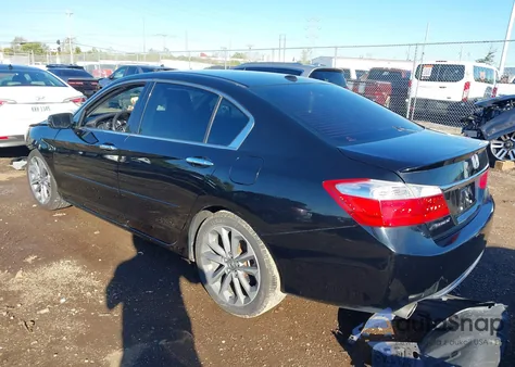 2013 Honda Accord Ex-L V-6 из США, поврежденный, VIN 1HGCR3F80DA034572
